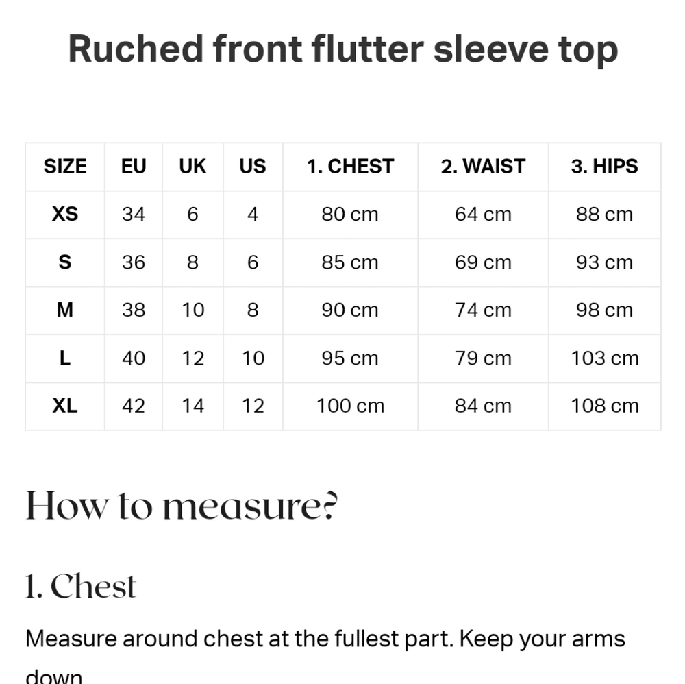 NWT Scotch & Soda | RUCHED FRONT FLUTTER SLEEVE TOP | Womens 36  Small / 4 US - Picture 9 of 9